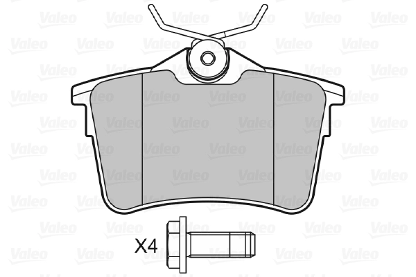 Brake Pad Set, disc brake 601042