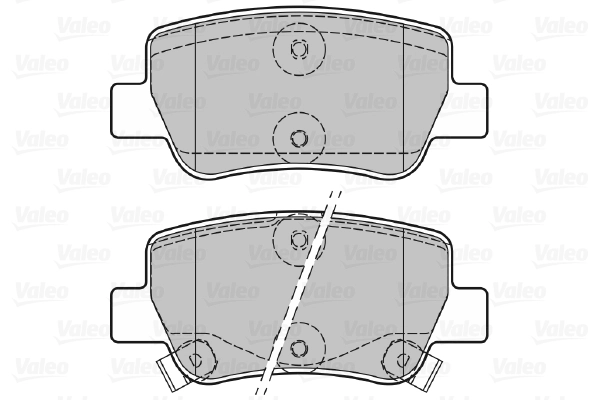 Brake Pad Set, disc brake 601057