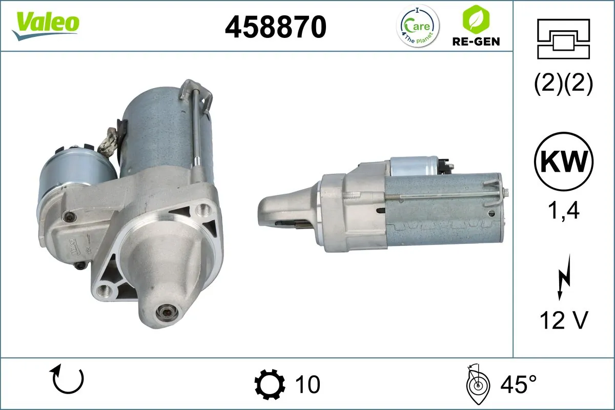 VALEO 458870 Starter
