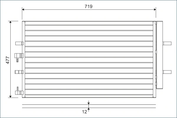 Condenser, air conditioning 822590