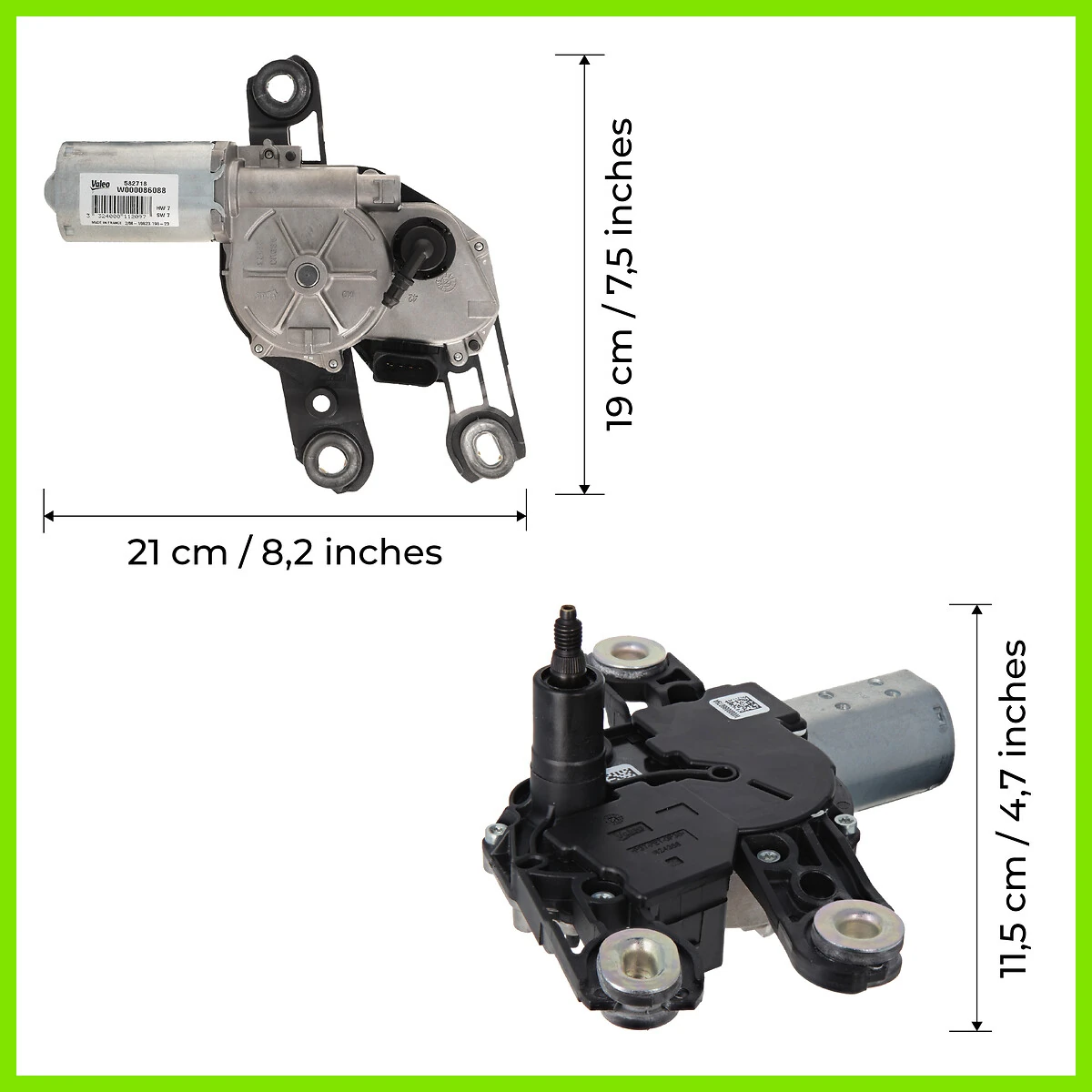 VALEO 582718 Wiper Motor