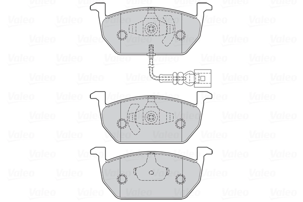 Brake Pad Set, disc brake FIRST 302222