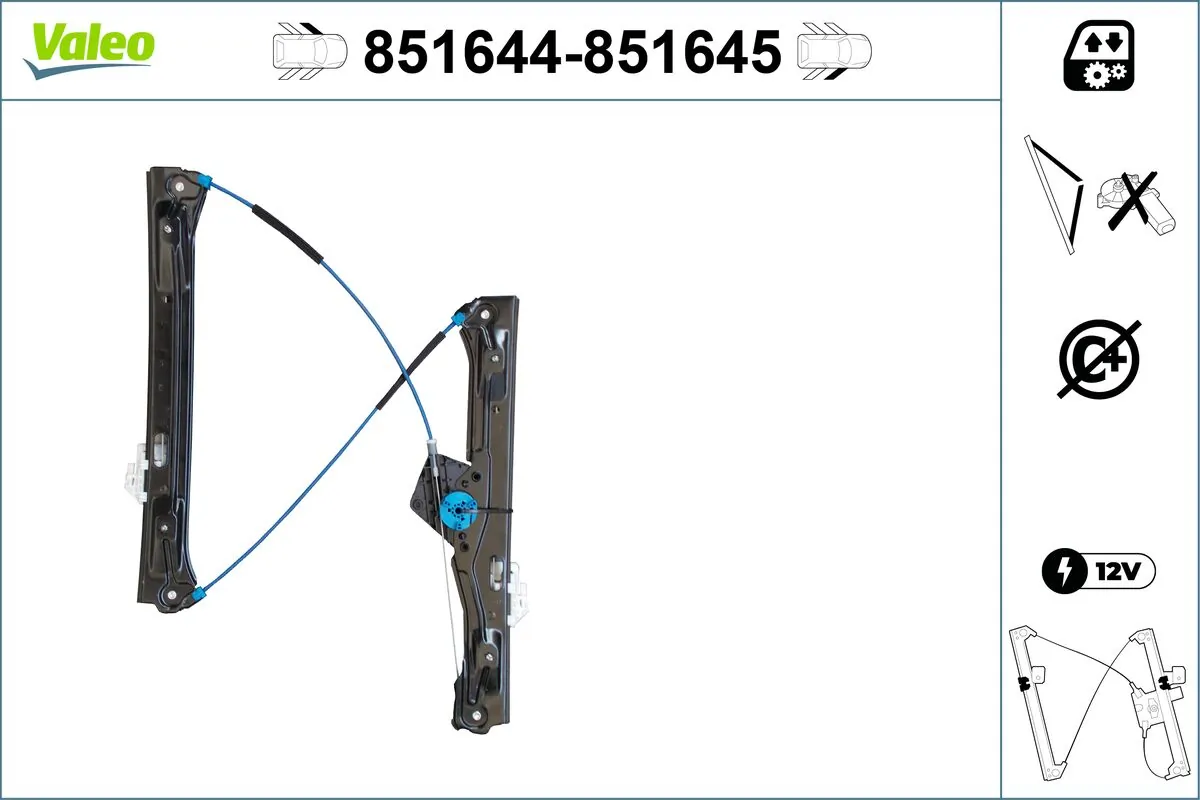 VALEO 851644 Window Regulator