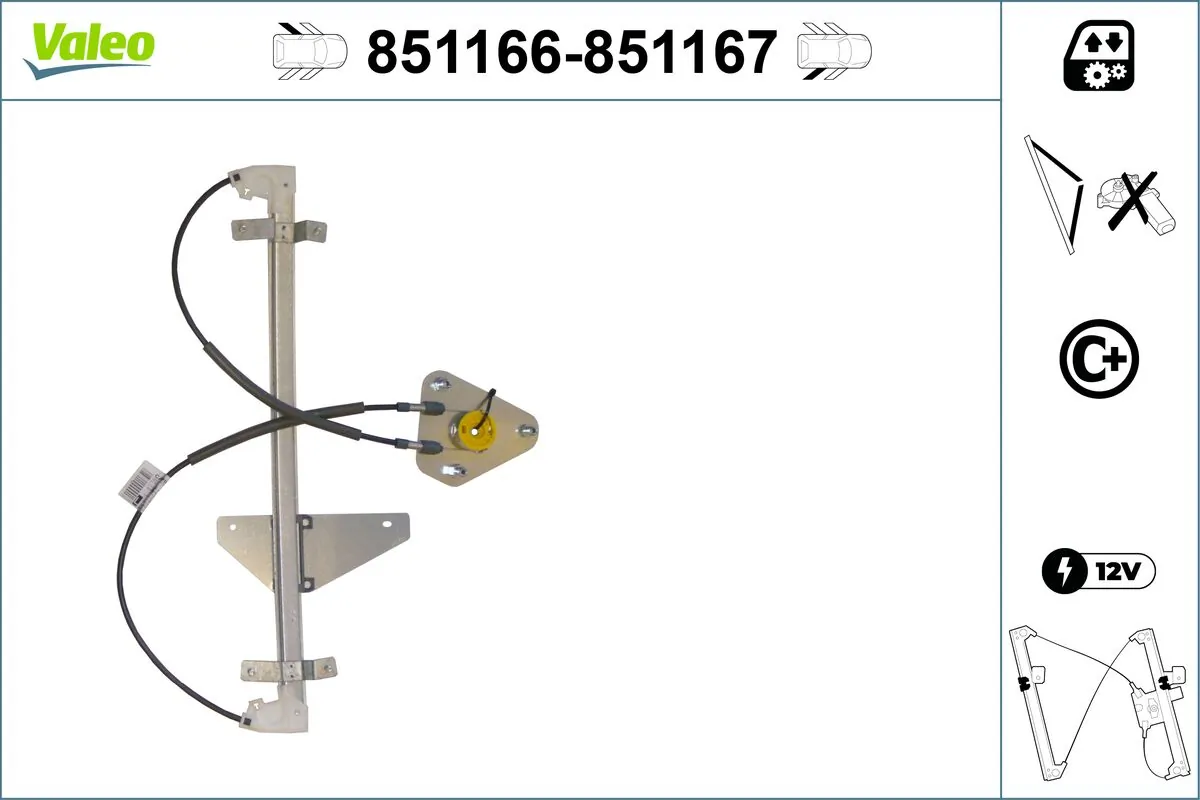 VALEO 851166 Window Regulator