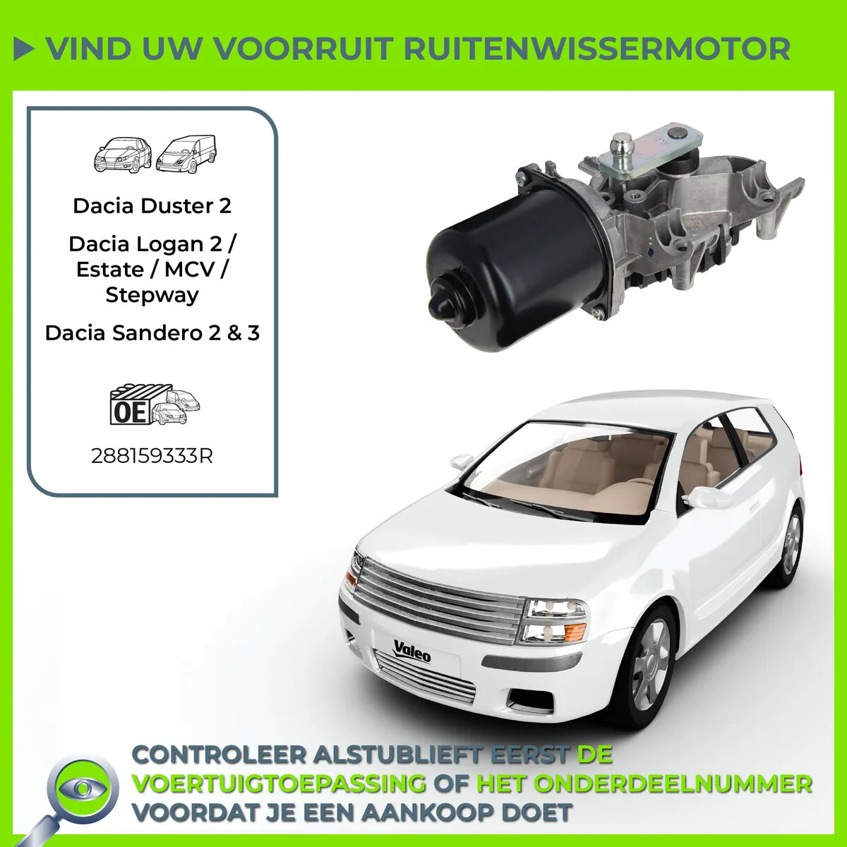 VALEO 582757 Wiper Motor
