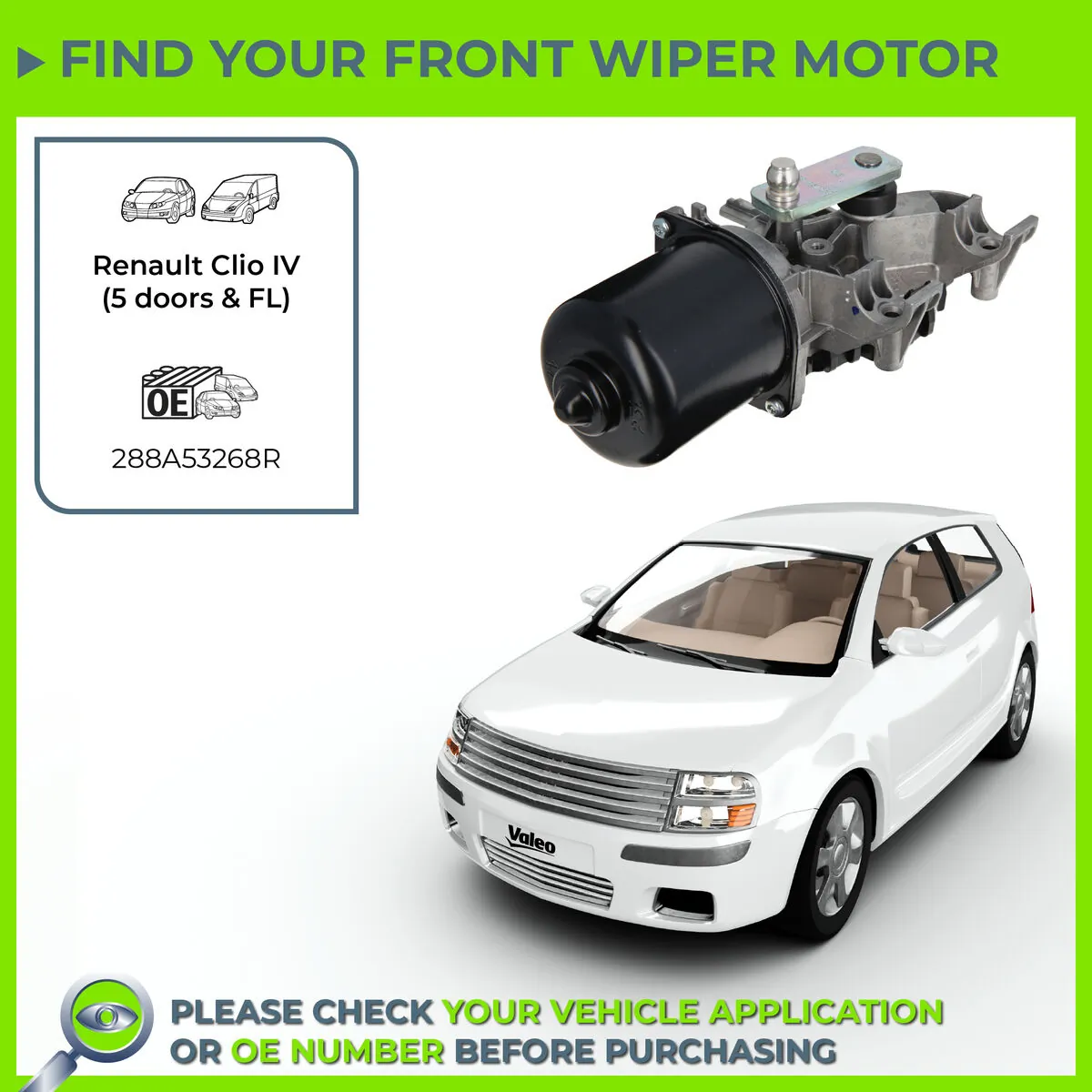 VALEO 582756 Wiper Motor