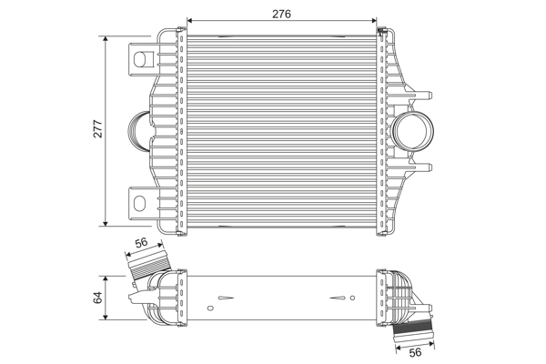 Charge Air Cooler 818384