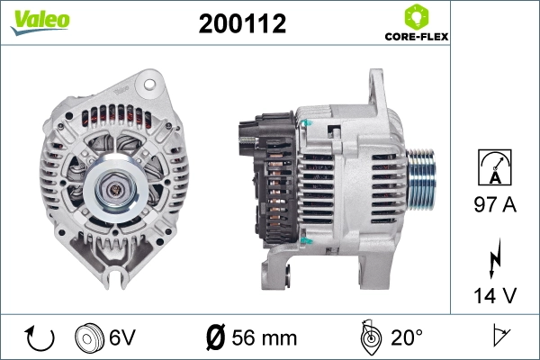 VALEO 200112 Alternator