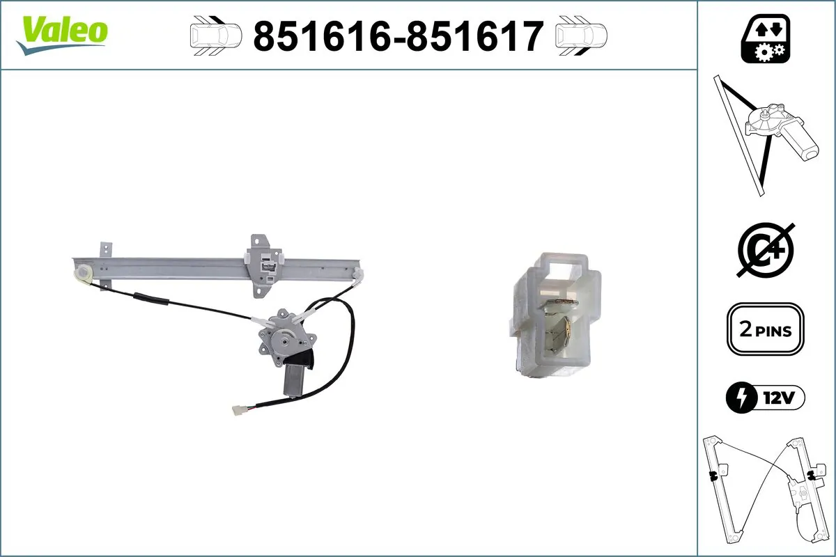 VALEO 851616 Window Regulator