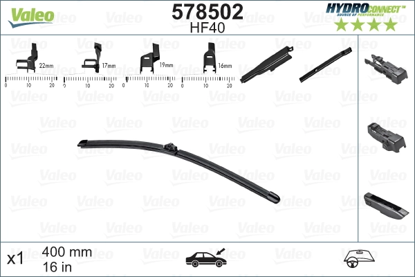 Wiper Blade HYDROCONNECT 578502