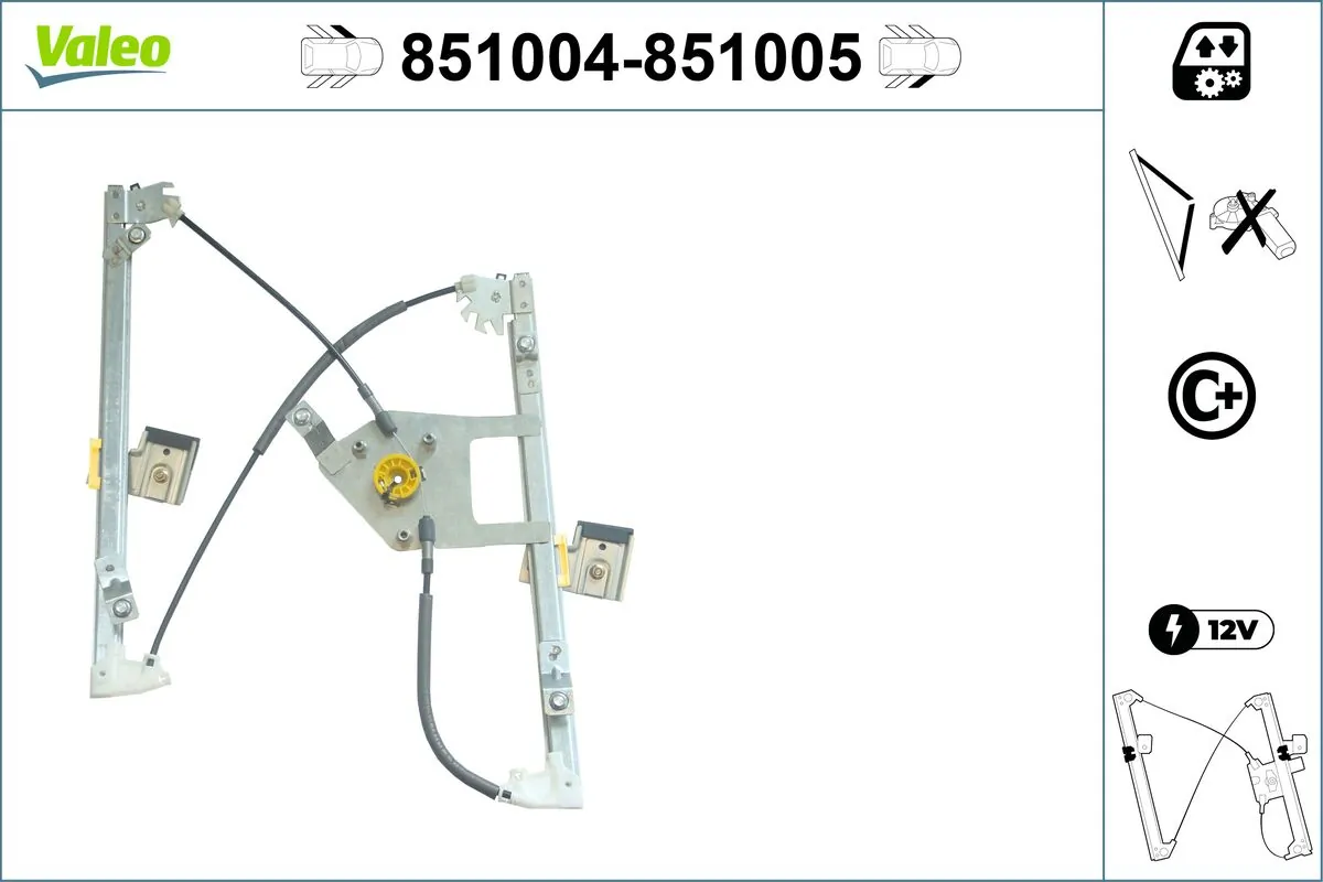 VALEO 851004 Window Regulator