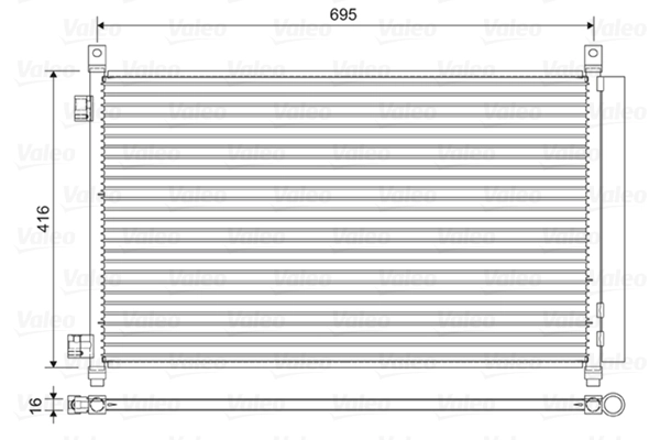 Condenser, air conditioning 822611