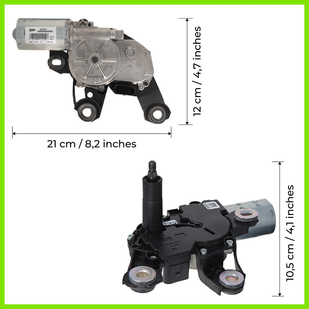 VALEO 582687 Wiper Motor