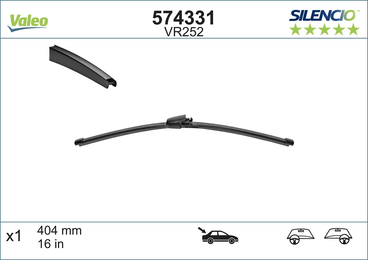 Wiper Blade SILENCIO REAR 574331