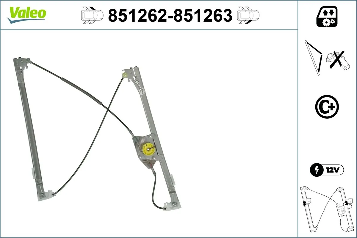 VALEO 851262 Window Regulator