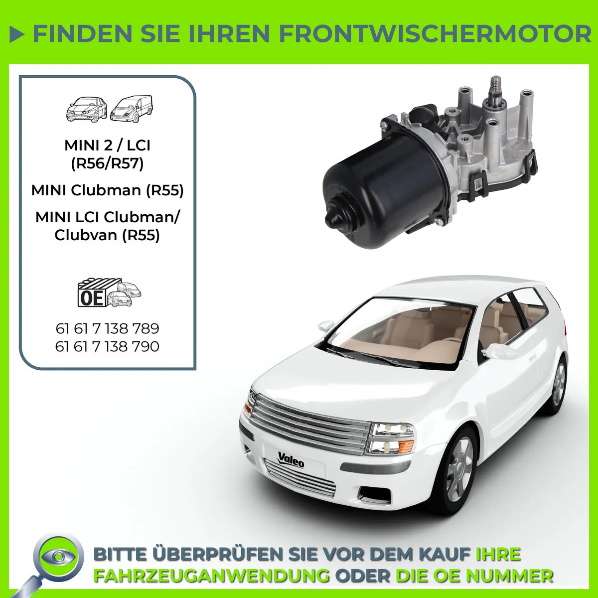 VALEO 582712 Wiper Motor
