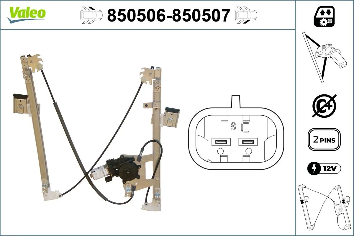 VALEO 850506 Window Regulator