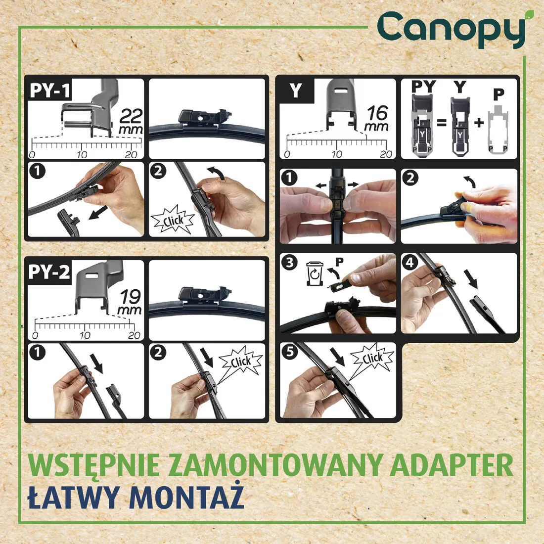 Wiper Blade CANOPY 583956