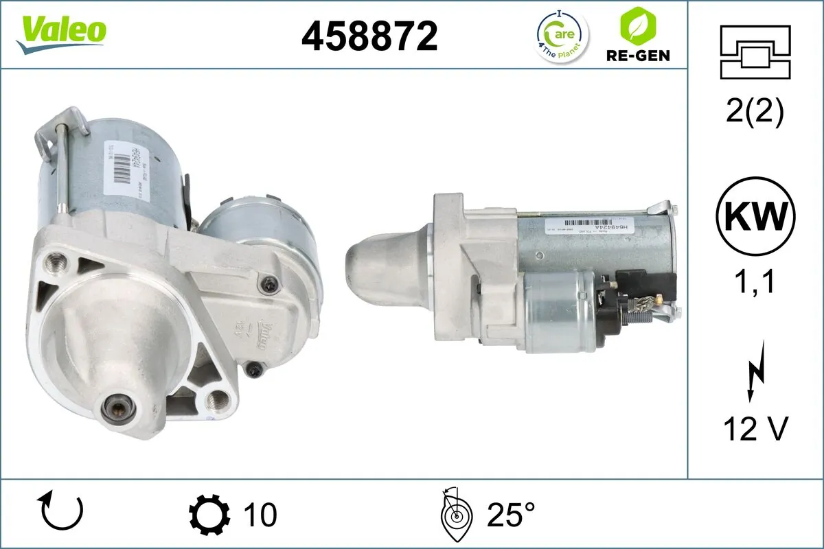 VALEO 458872 Starter