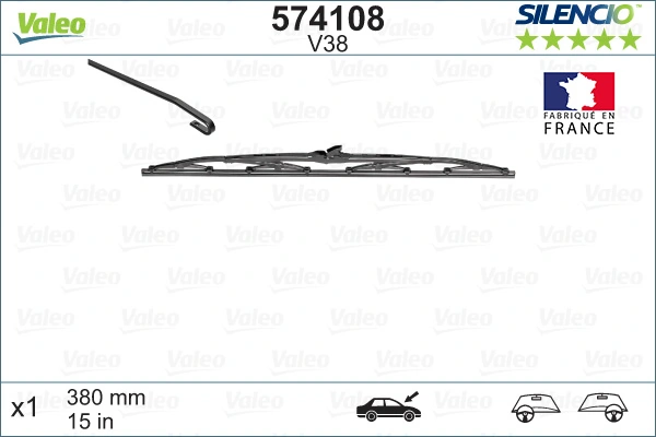 Wiper Blade SILENCIO CONVENTIONAL SINGLE 574108