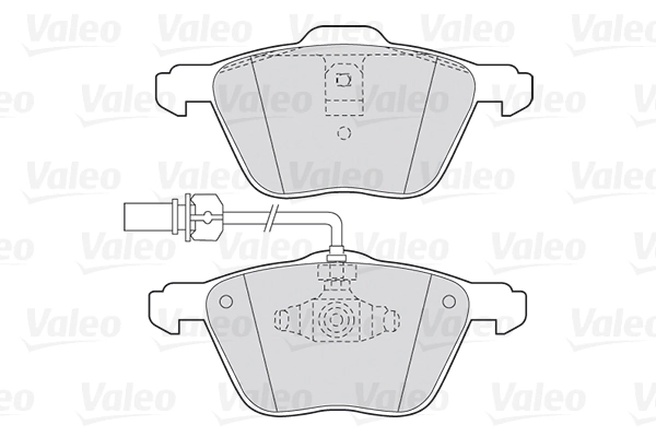 Brake Pad Set, disc brake FIRST 301565