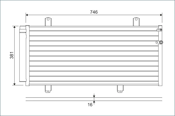 Condenser, air conditioning 822584