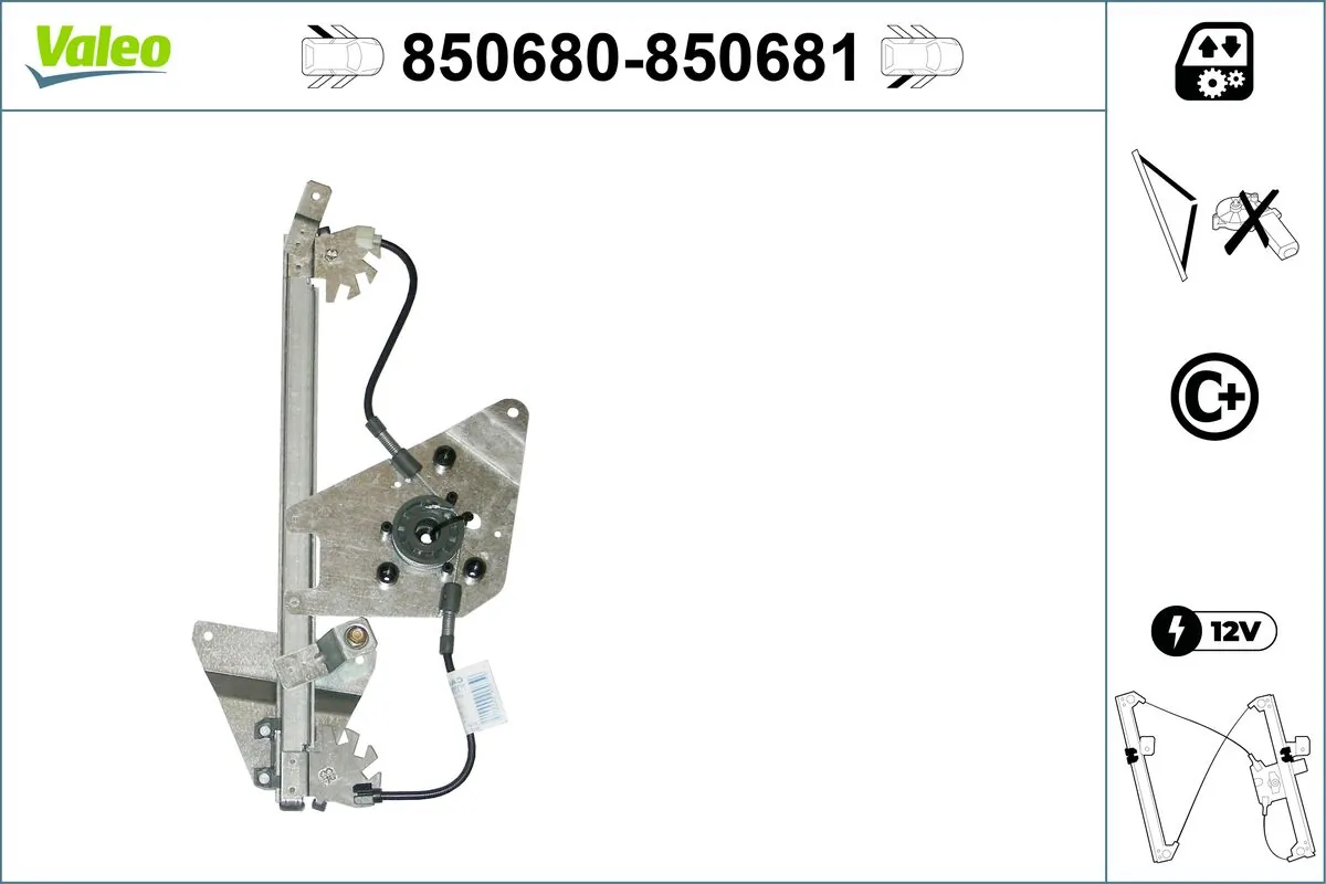 VALEO 850680 Window Regulator