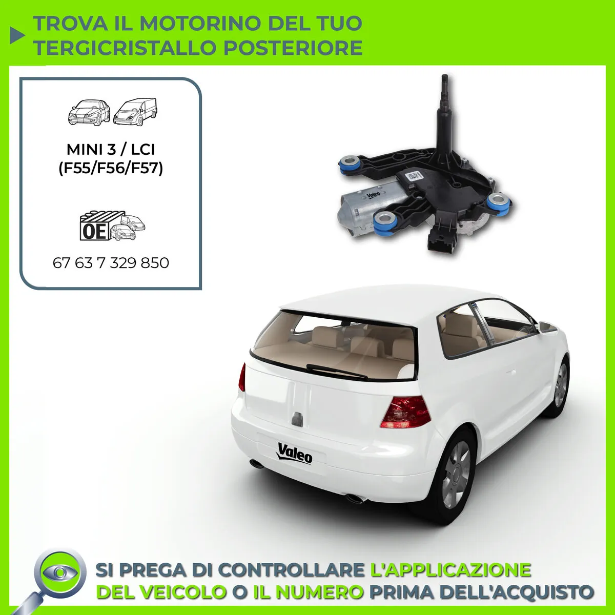VALEO 582707 Wiper Motor