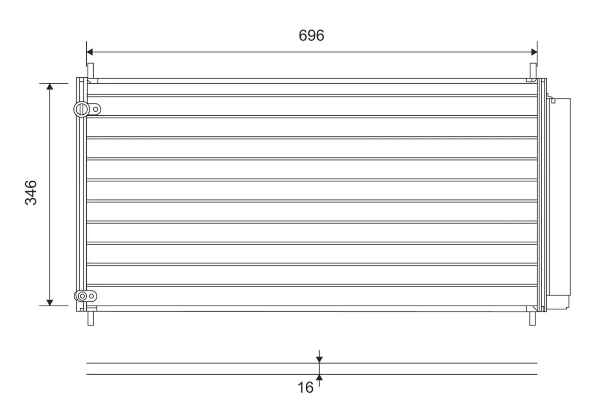 Condenser, air conditioning 814205