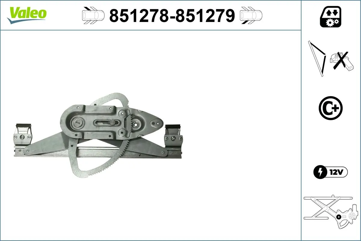 VALEO 851278 Window Regulator