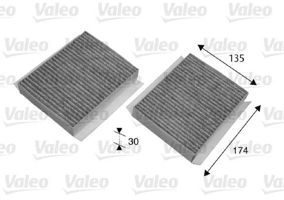 Filter, cabin air VALEO PROTECT 698747