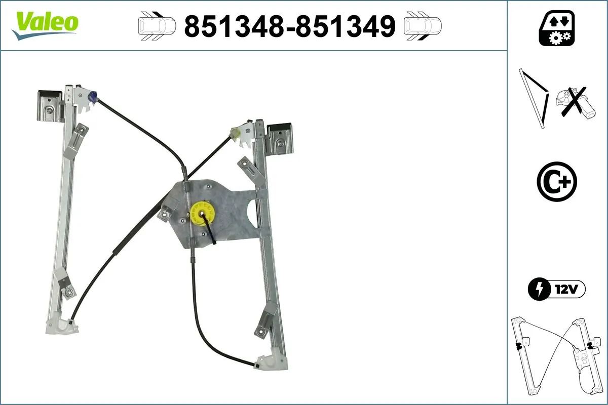 VALEO 851348 Window Regulator