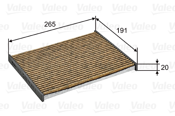 Filter, cabin air VALEO PROTECT MAX 701028