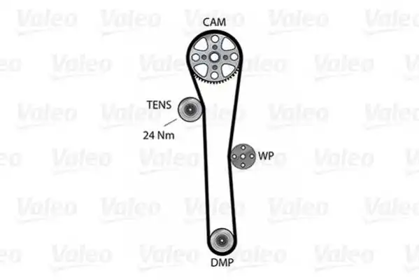 VALEO 614704 Water Pump & Timing Belt Kit