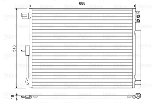 Condenser, air conditioning 822616