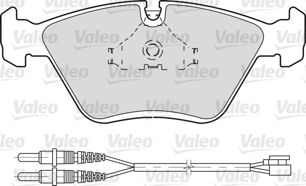 Brake Pad Set, disc brake 598281