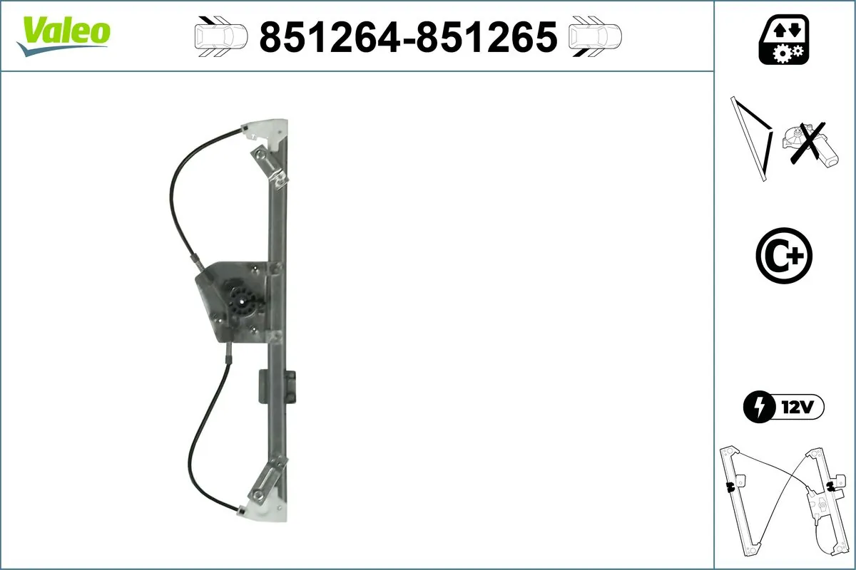 VALEO 851264 Window Regulator