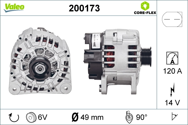VALEO 200173 Alternator