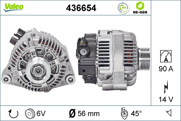 VALEO 436654 Alternator