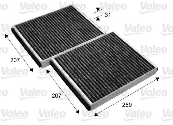 Filter, cabin air VALEO PROTECT 715690
