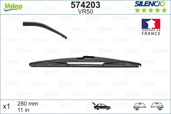 Wiper Blade SILENCIO REAR 574203