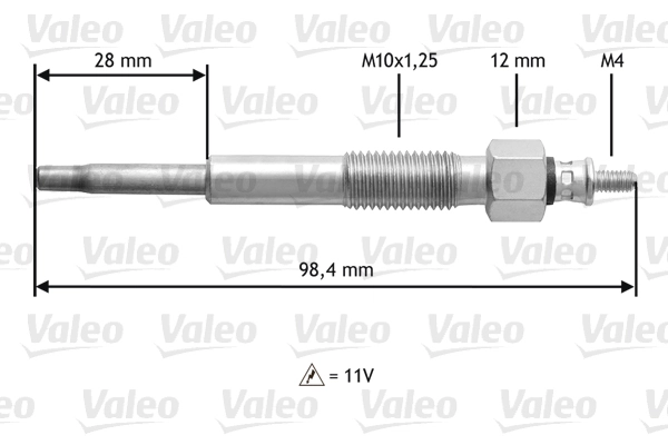 VALEO 345155 Glow Plug