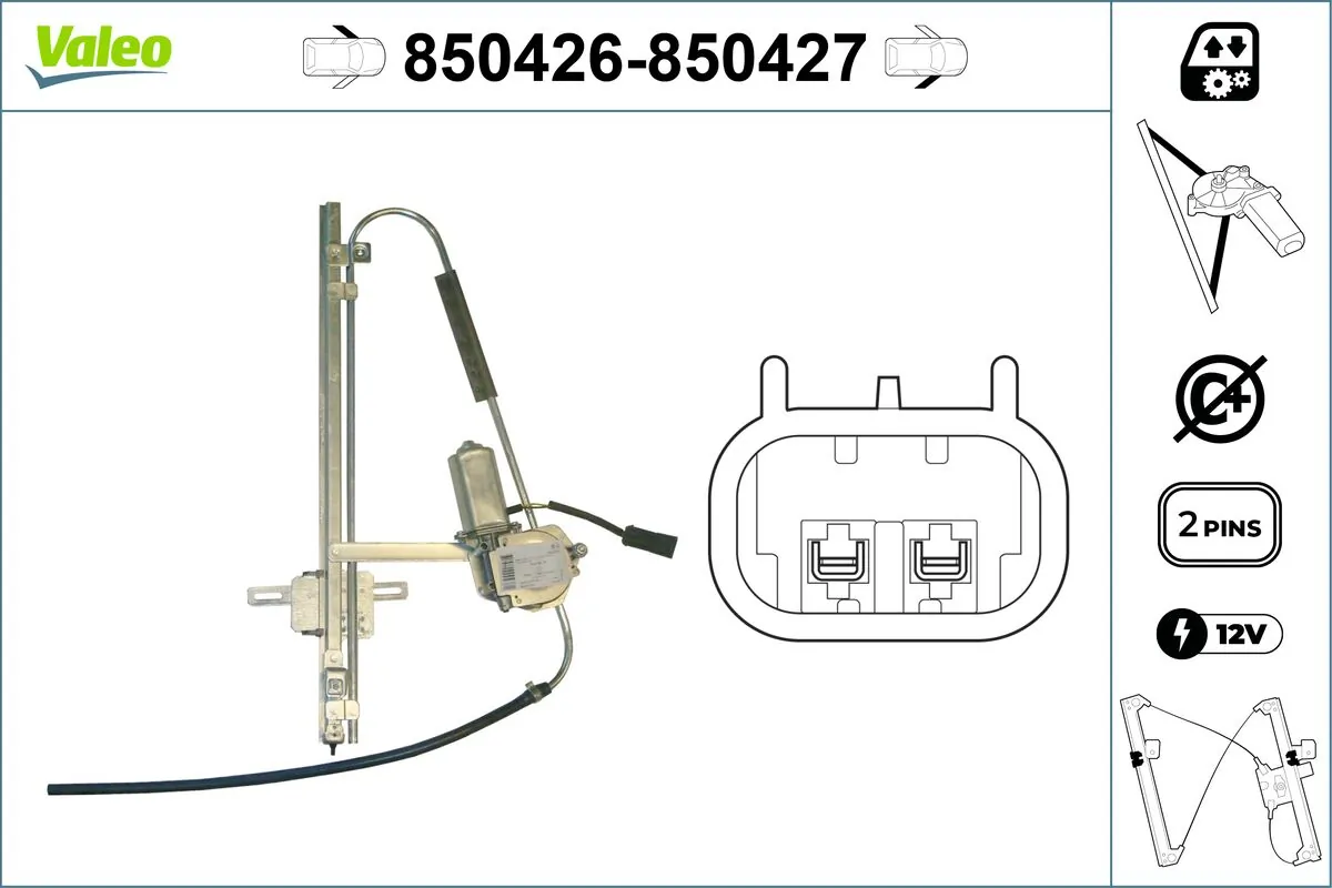 VALEO 850426 Window Regulator