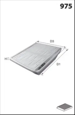 Filter, cabin air ELR7071