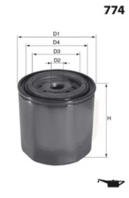 Oil Filter ELH4286