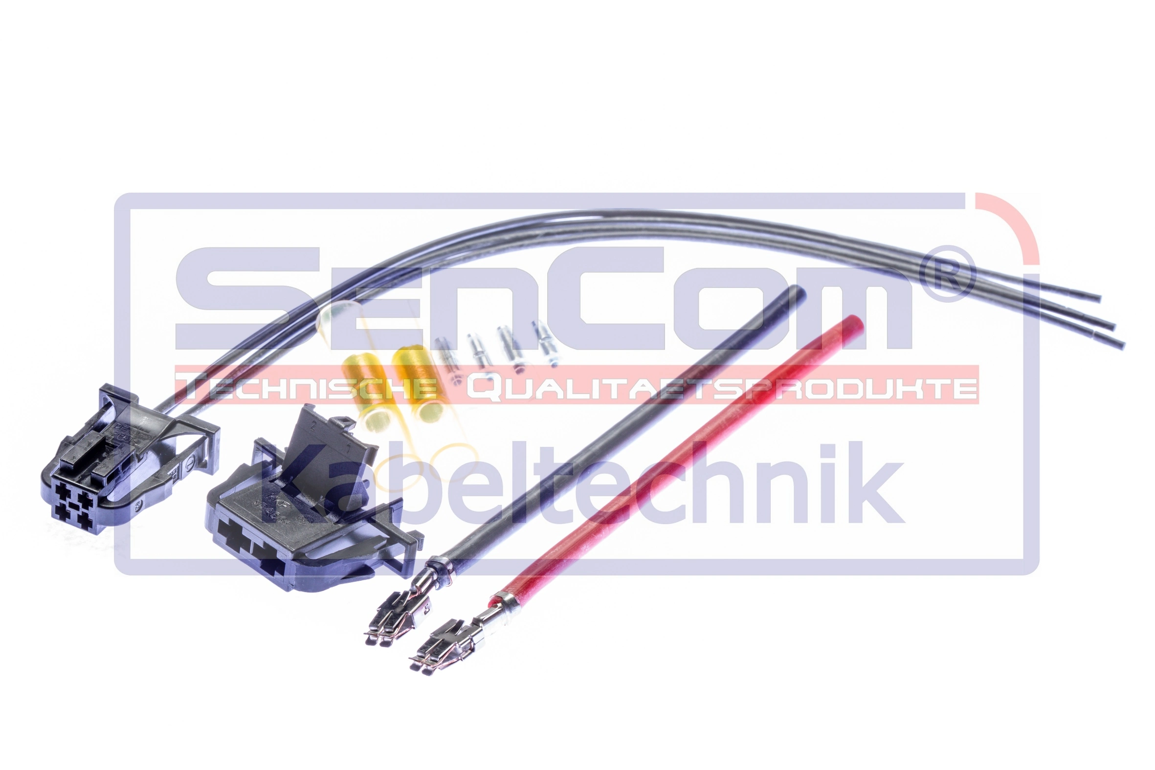 Cable Repair Set, air con. compressor series resistor Reparatursatz Kabelbaum Widerstand, Innenraumgebläse SET 20343