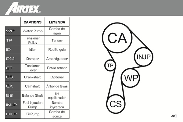 Water Pump & Timing Belt Kit WPK-212901