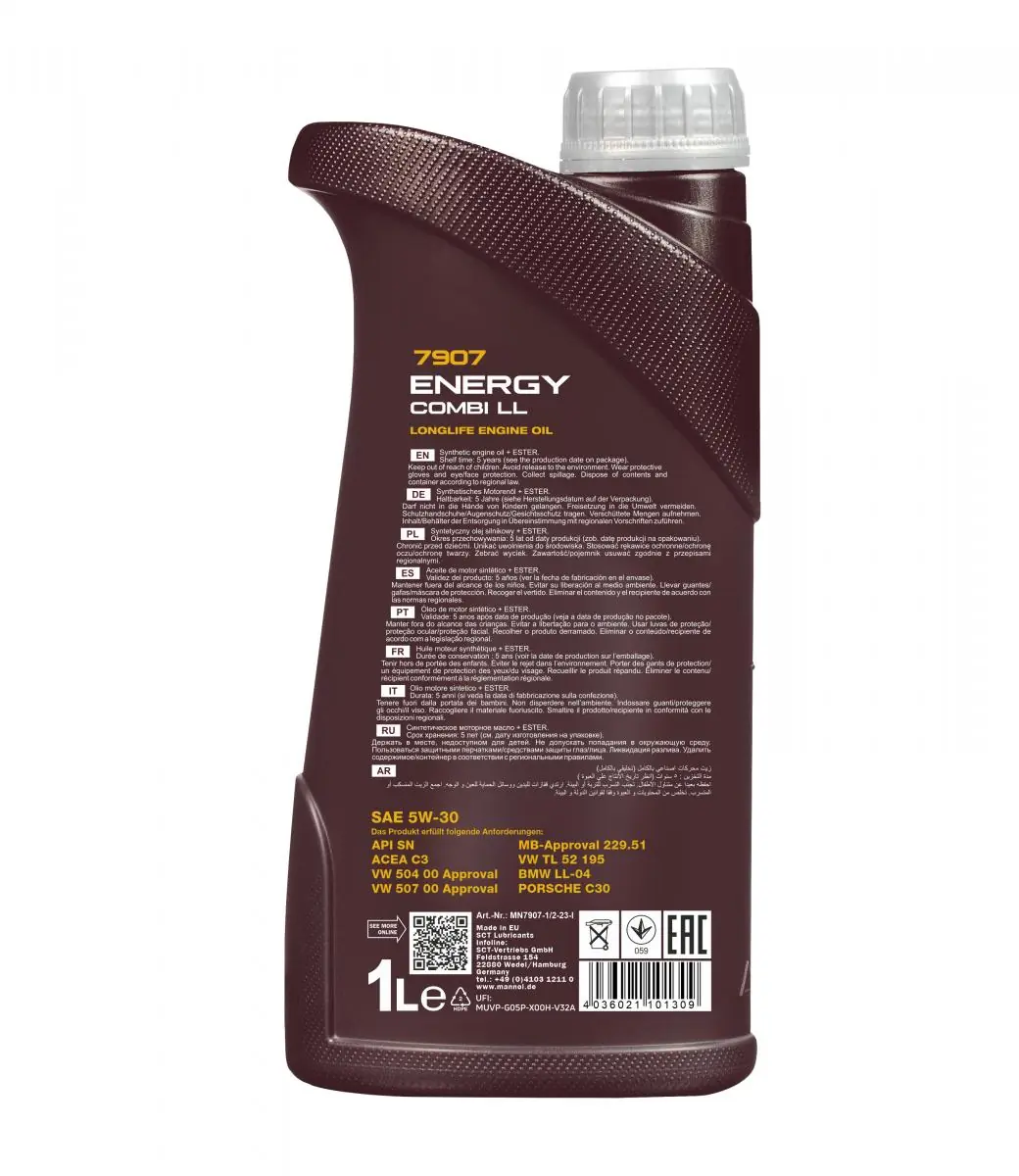 Engine Oil Mannol Energy Combi LL 5W-30 MN7907-1