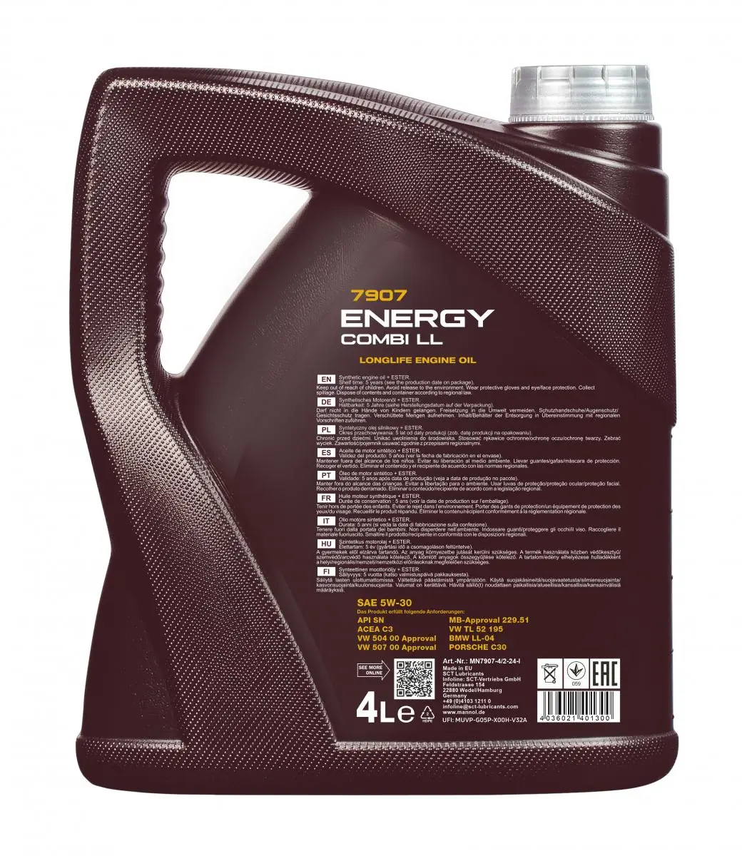 Engine Oil Mannol Energy Combi LL 5W-30 MN7907-4