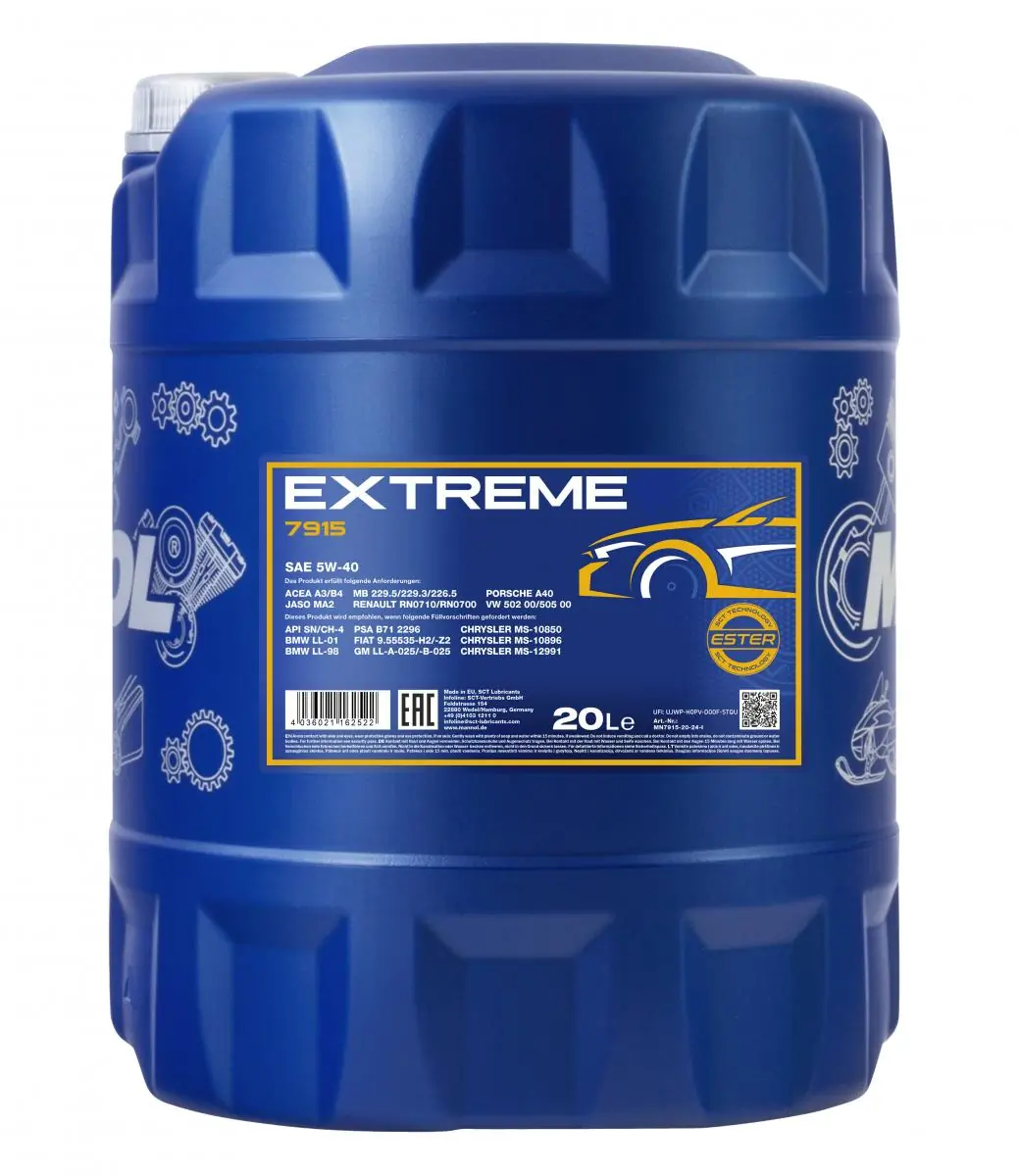 Engine Oil Mannol Extreme 5W-40 MN7915-20